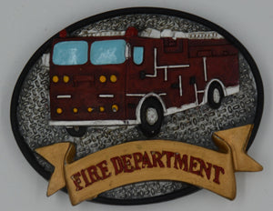 Vannmark Red Hats of Courage Fire Department Magnet VFM2088326